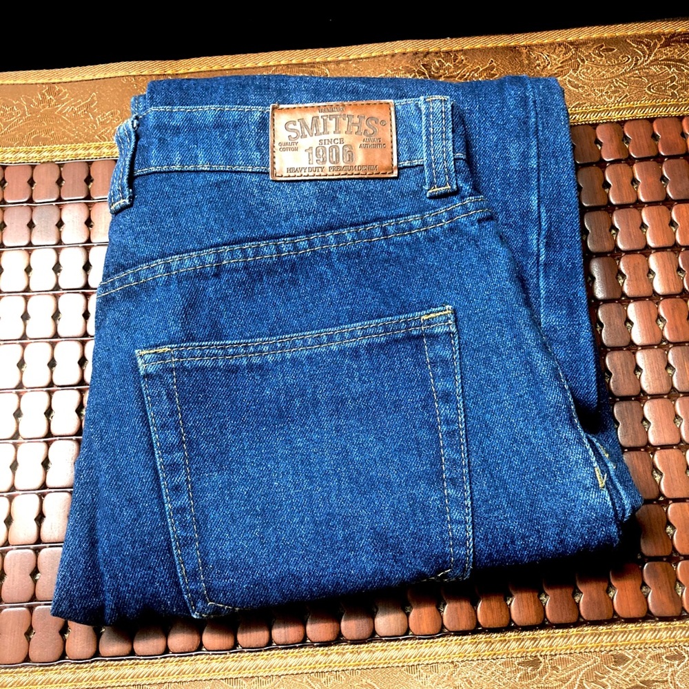 Smiths Premium Cotton Bootcut Blue Denim 31x32